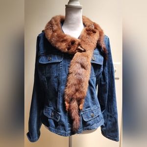 Beautiful Vintage Mink Stole/Scarf/Wrap